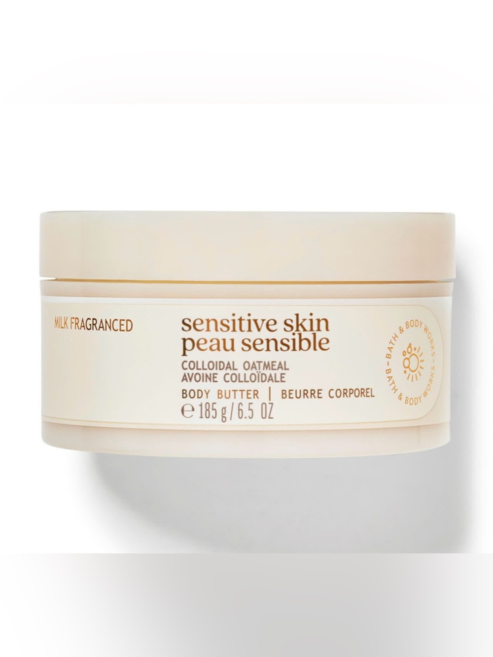 Bath & Body Works Sensitive Skin Milk Fragrance Colloidal Oatmeal Body Butter